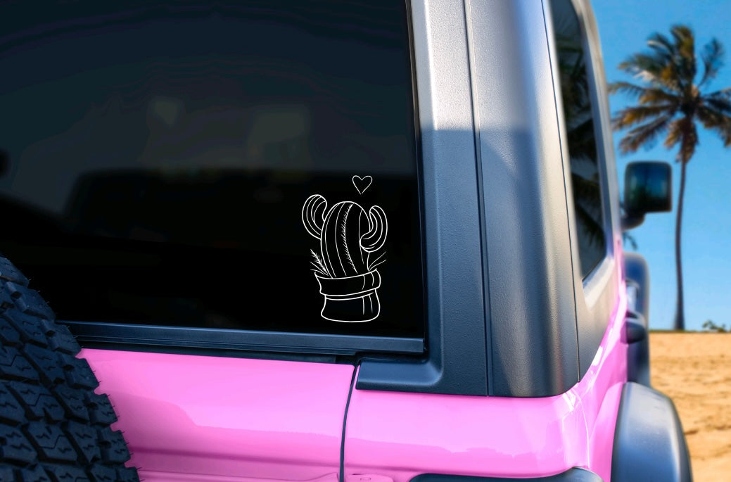 Cactus decal