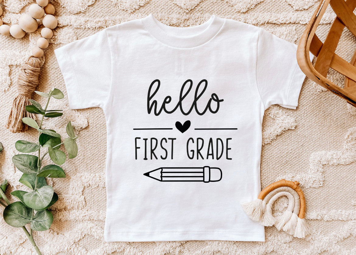 Kindergarten - grade 5 hello youth tee