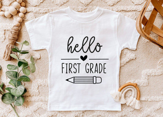 Kindergarten - grade 5 hello youth tee