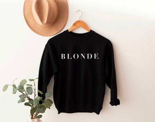 Blonde sweatshirt