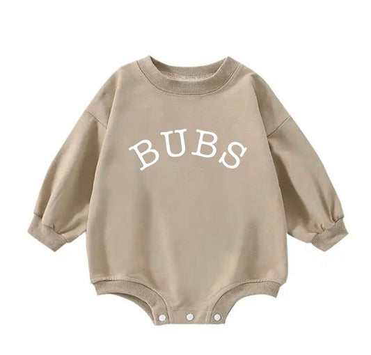 Bubs sweatshirt romper