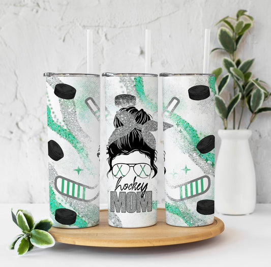 Hockey mom 20oz tumbler