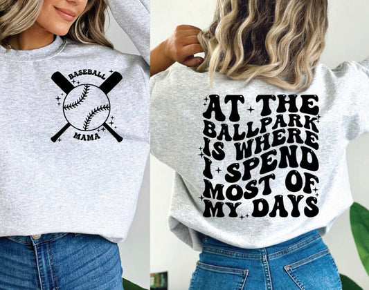 Baseball mama sweatshirt