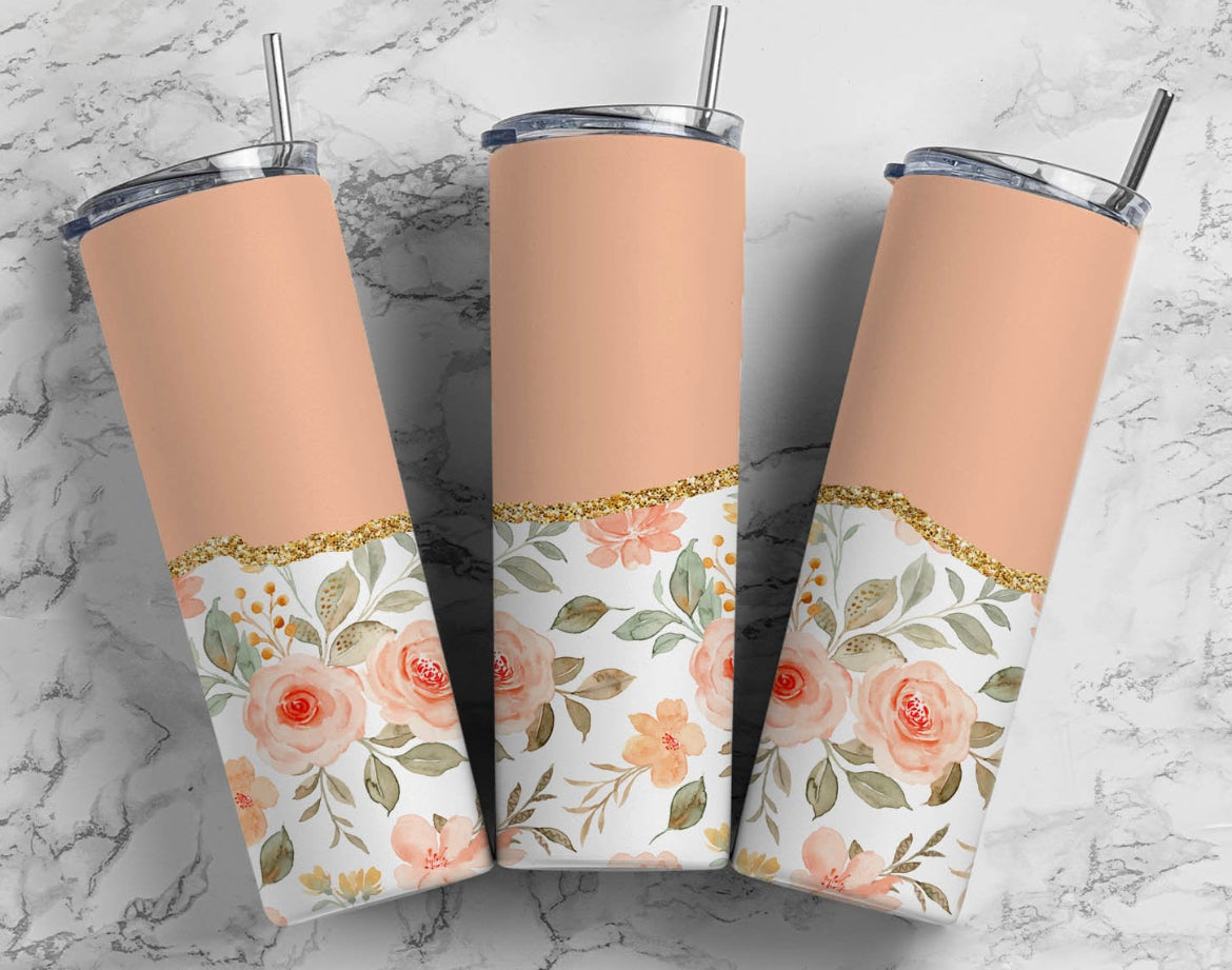 Floral 20oz tumbler