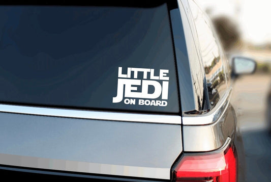 Little Jedi on board decal