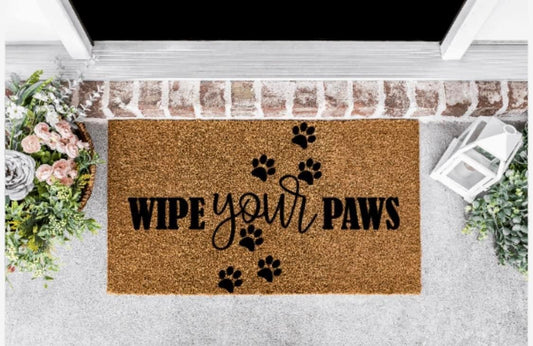 Wipe your paws doormat