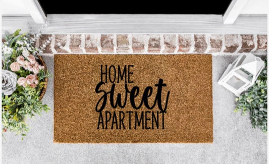 Home sweet apartment doormat