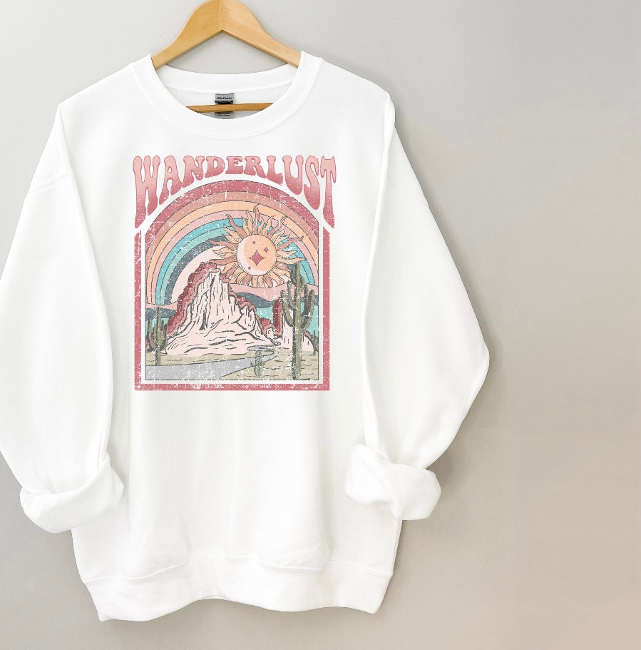 Wanderlust sweatshirt