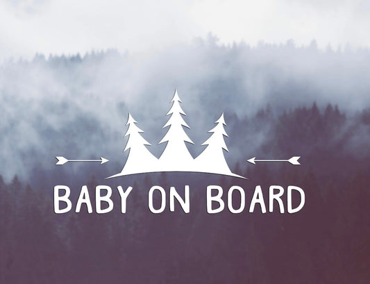 Baby on board decal