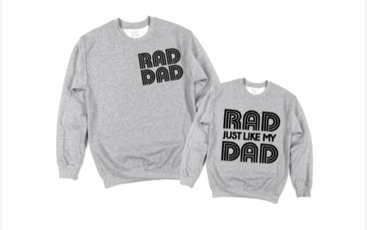 Rad matching sweatshirts