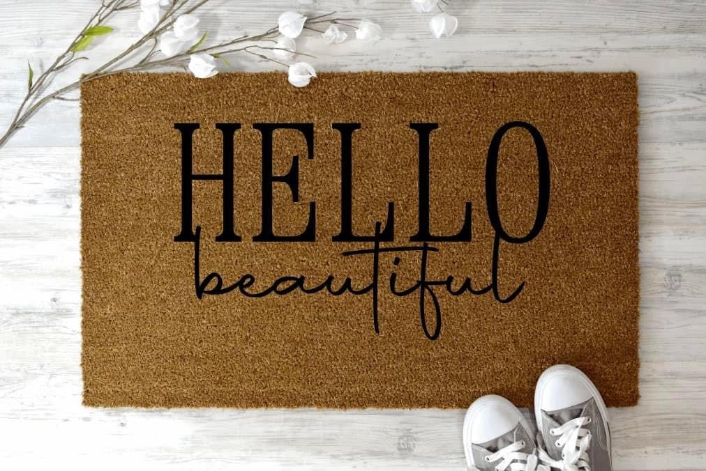 Hello beautiful doormat