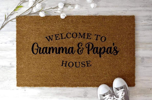 Gramma & papas house doormat