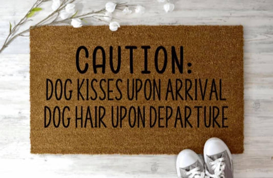 Caution doormat