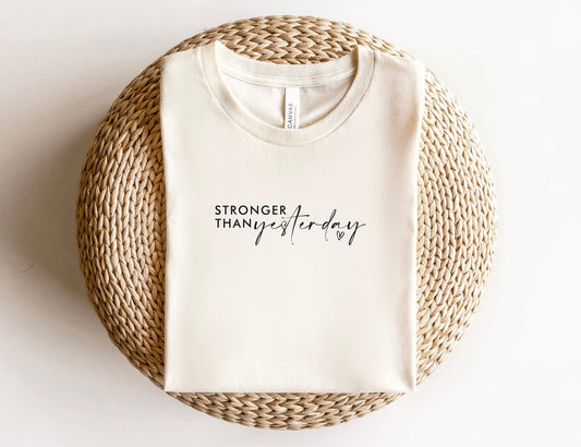 Stronger than yesterday sweatshirt