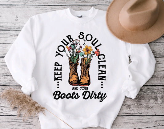 Keep your soul clean sweatshirt